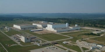 The American Centrifuge Plant site at Piketon (Image: Centrus)