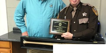 Greenup County Sheriff’s Deputy Brett Ritchie has been honored by the Kentucky Transportation Cabinet with the Governor’s Award for DUI Enforcement.