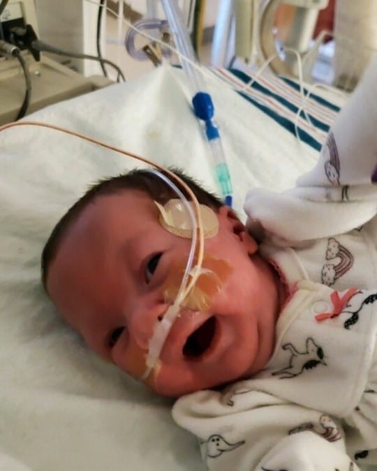 Ava Mae Whitt, infant daughter of William and Courtney Whitt of Portsmouth
