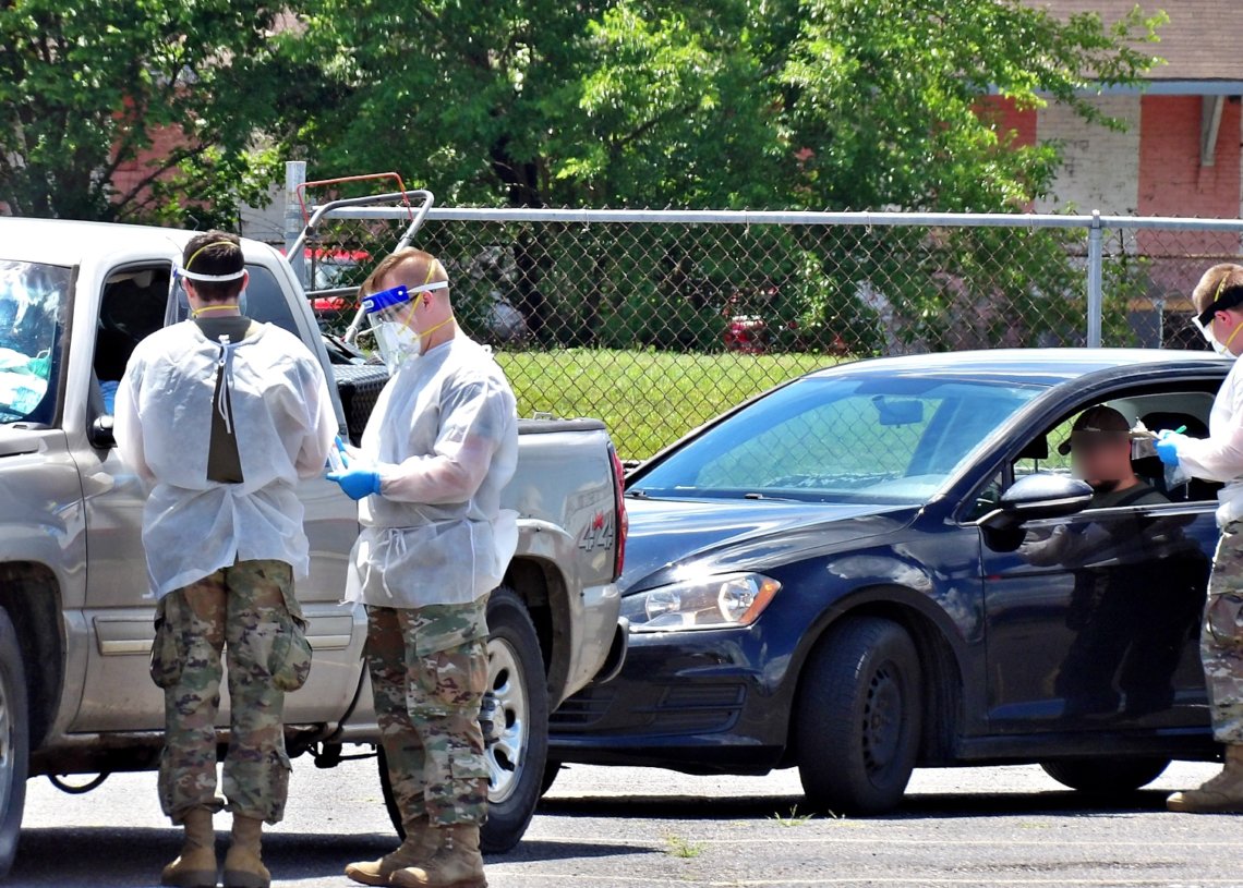 National Guard: COVID Testing in Portsmouth