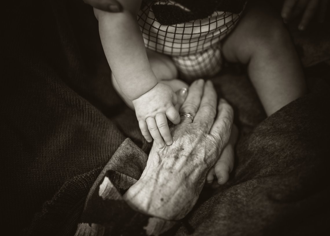 elderly children