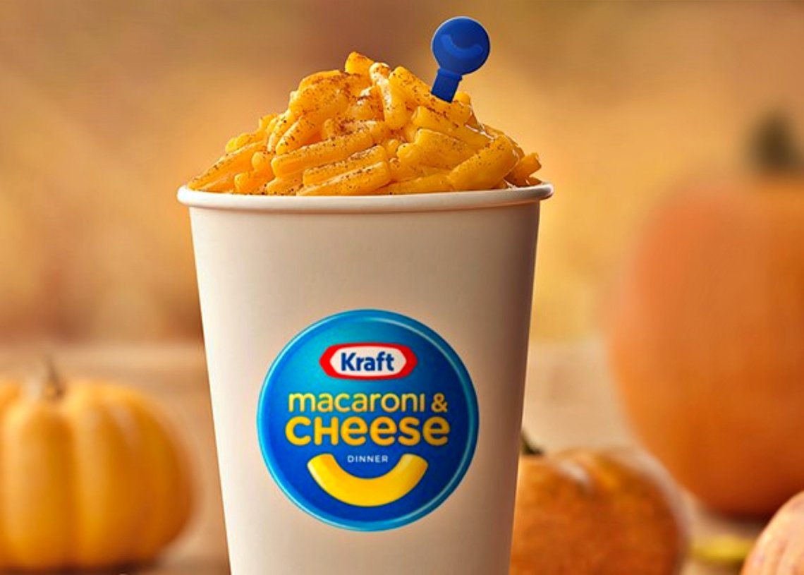 Kraft Pumpkin Spice Macaroni Cheese