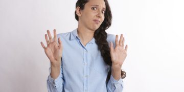 shocked woman