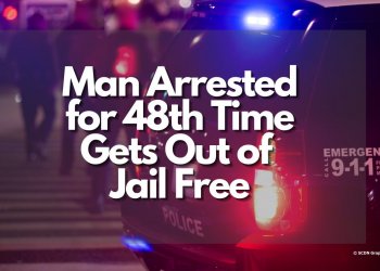 Man Arrested for 48th Time Then Gets Out of Jail Free
