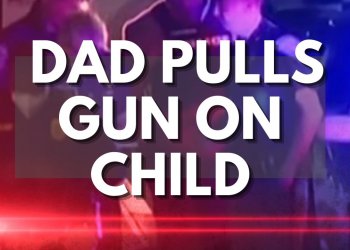 Dad Pulls Gun On Child