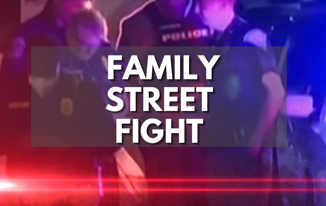 Drunken Dad & Son Throw Down on 7th Street