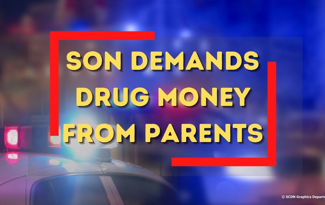 Son Demands Drug Money From Parents