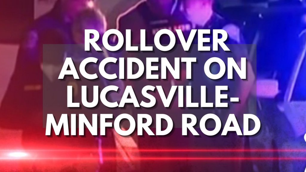 Rollover Accident on Lucasville-Minford Road