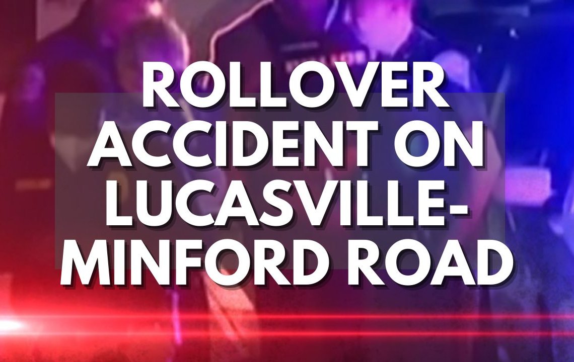 Rollover Accident on Lucasville-Minford Road