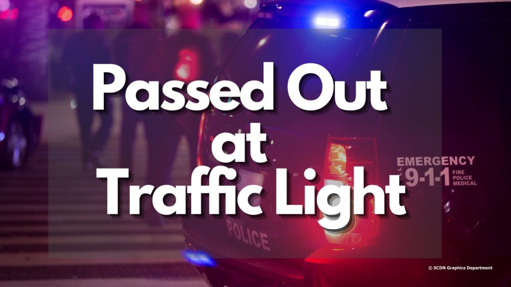 Pair Passes Out at 8th Street Traffic Light