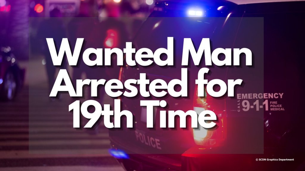 Wanted Man Arrested for 19th Time