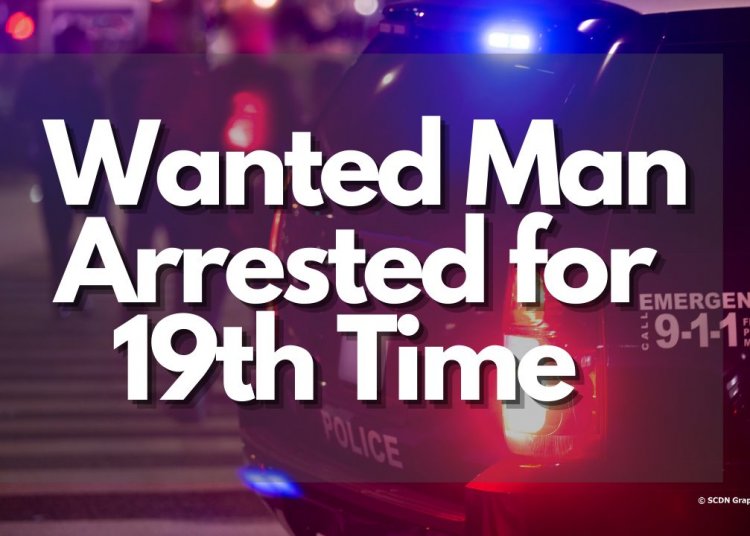 Wanted Man Arrested for 19th Time