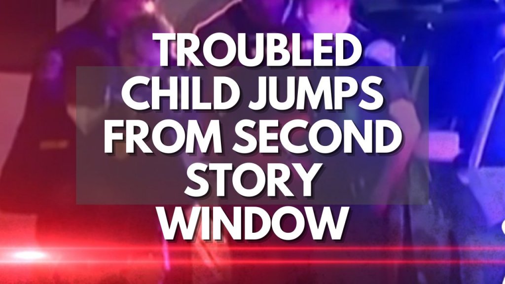 Troubled Child Jumps From Second Story Window