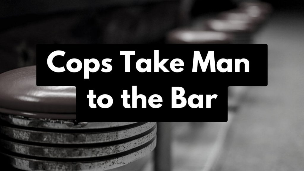 Portsmouth Police Take Hot and Thirsty Man to the Bar