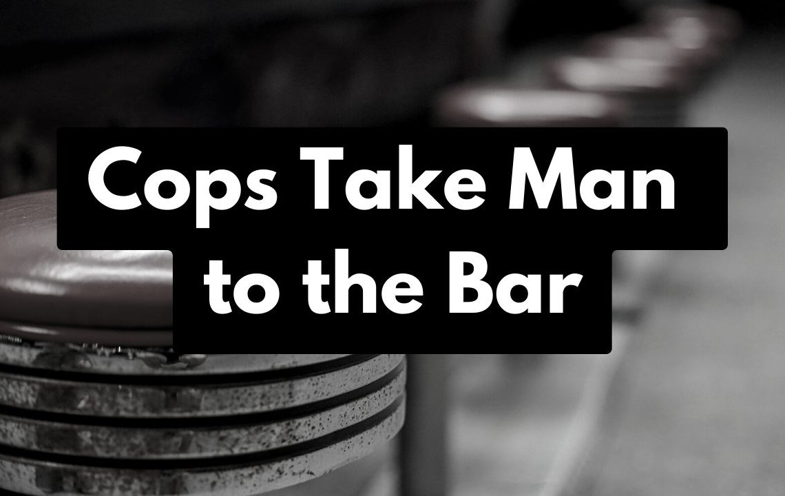 Portsmouth Police Take Hot and Thirsty Man to the Bar