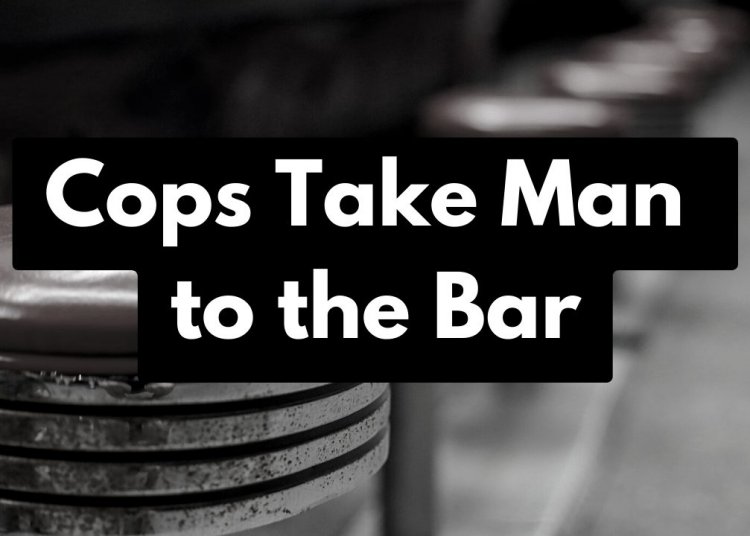 Portsmouth Police Take Hot and Thirsty Man to the Bar