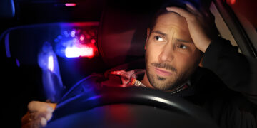 man pulled over