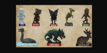 Bobbleheads Bigfoot Mothman