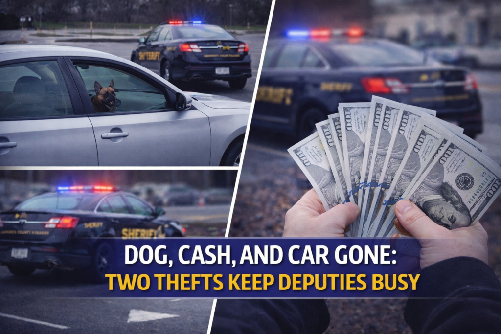 MIssing dog and cash