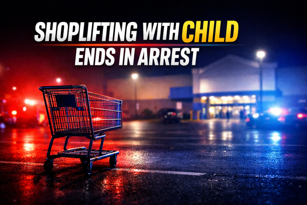 Walmart shoplifting trip with child