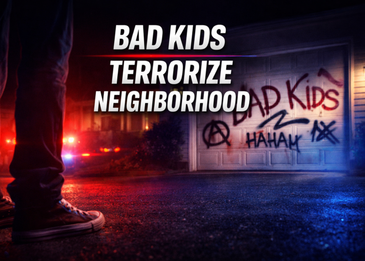 Bad kids terrorize neighborhood