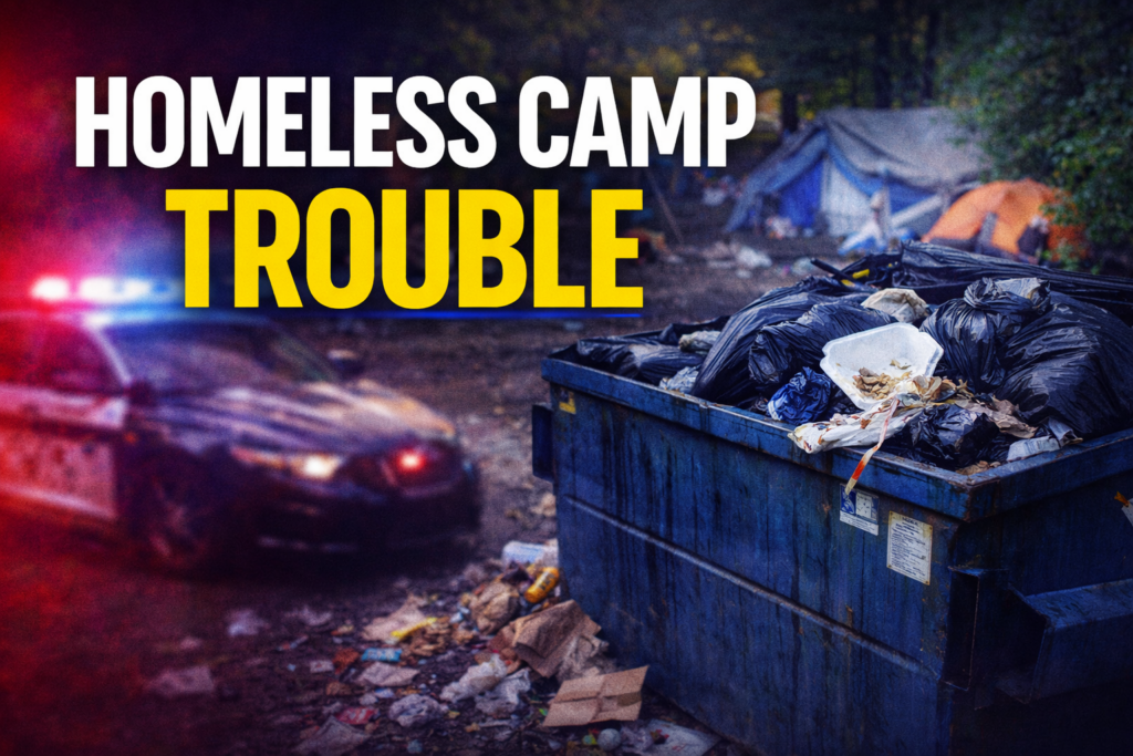 Homeless camp trouble