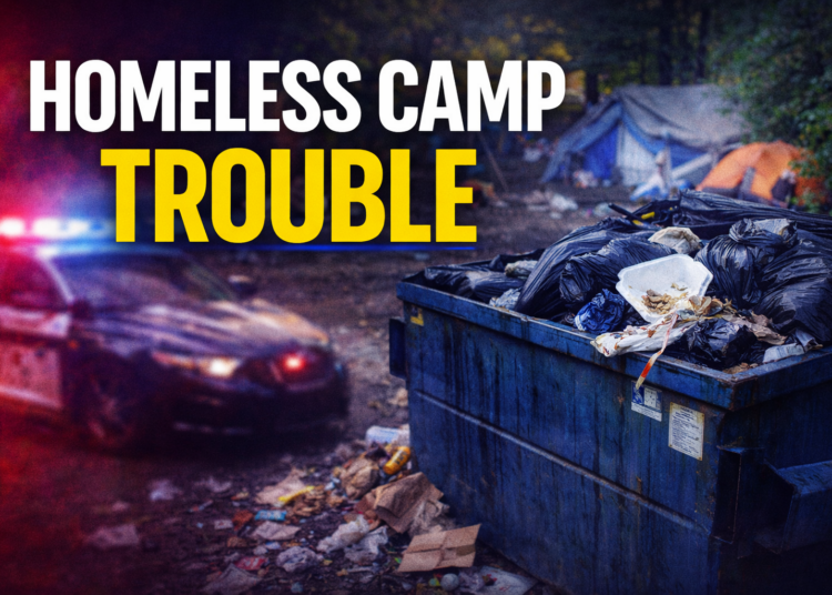 Homeless camp trouble