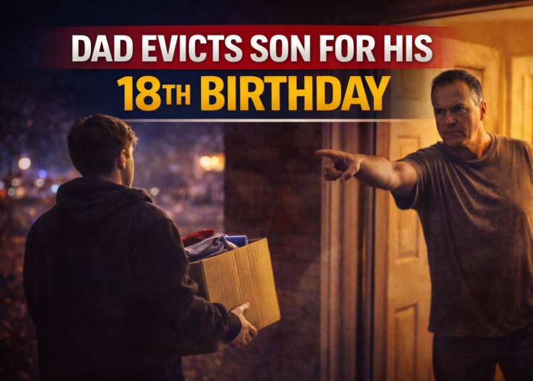 Dad evicts son
