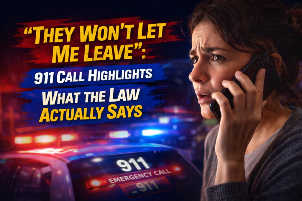 They won't let me leave