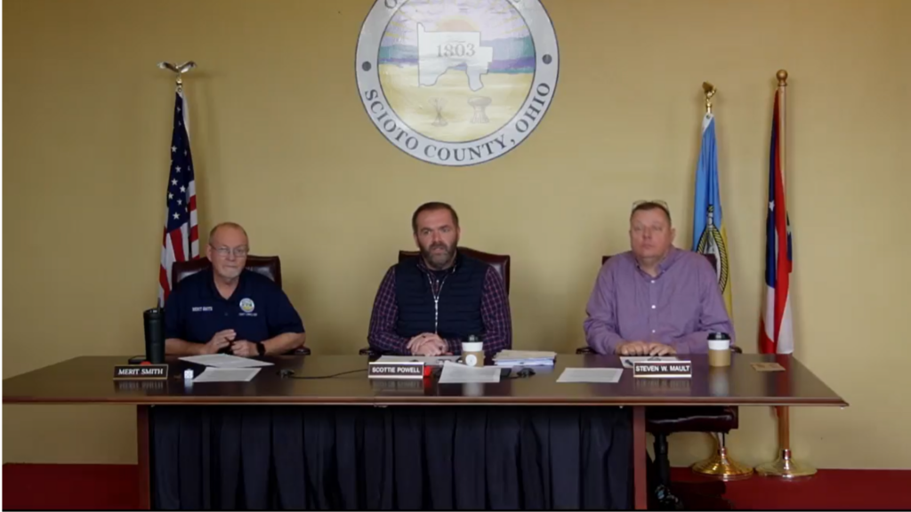 Scioto County Commissioners Smith Powell Mault