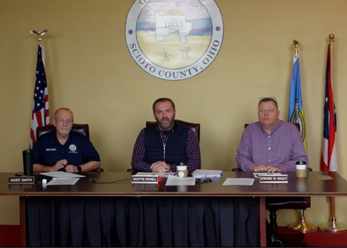 Scioto County Commissioners Smith Powell Mault
