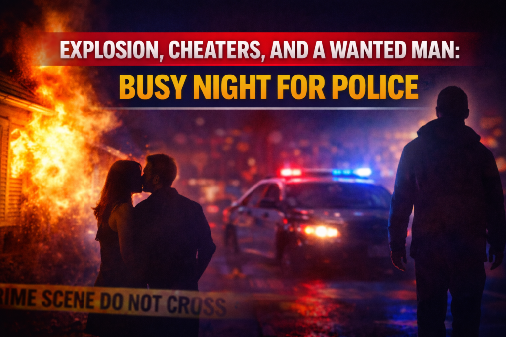 Busy night for police