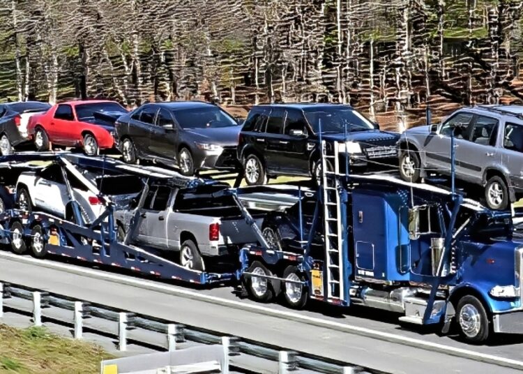 Transporting cars