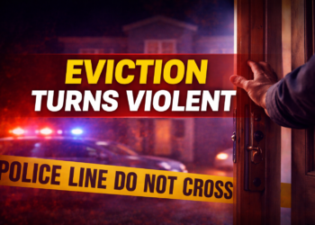 Eviction turns violent