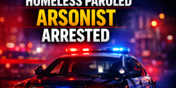 Paroled arsonist arrested