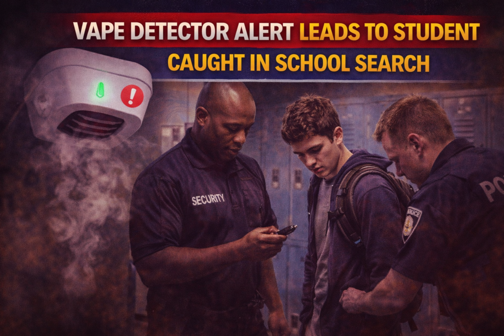 kid busted with vape