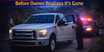 stolen truck pulled over