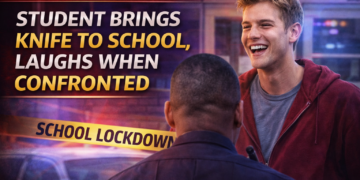 student brings knife to school