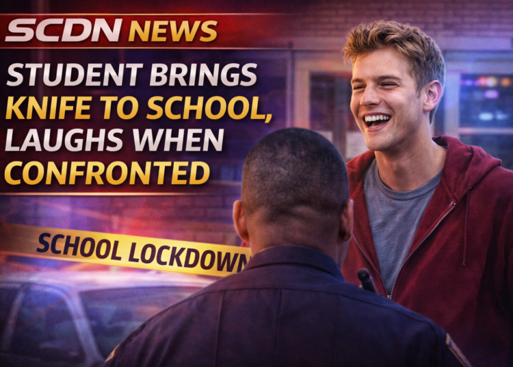 student brings knife to school