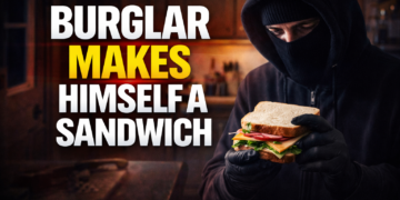 Burglar Makes Sandwich