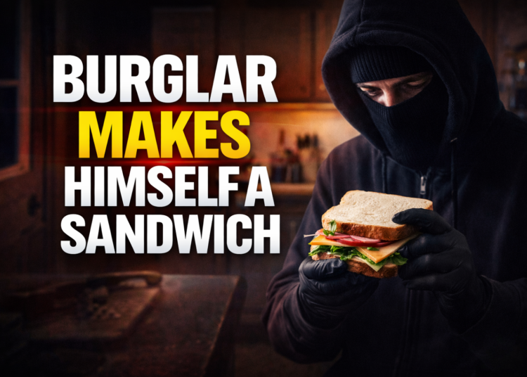 Burglar Makes Sandwich