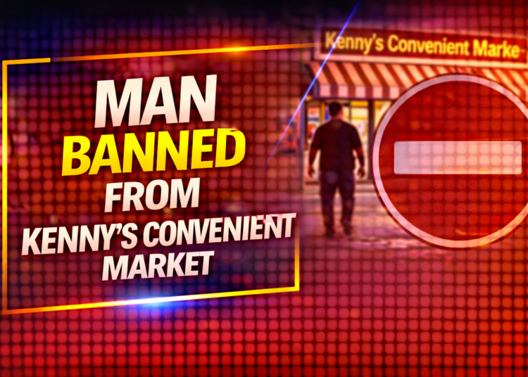 man banned from market
