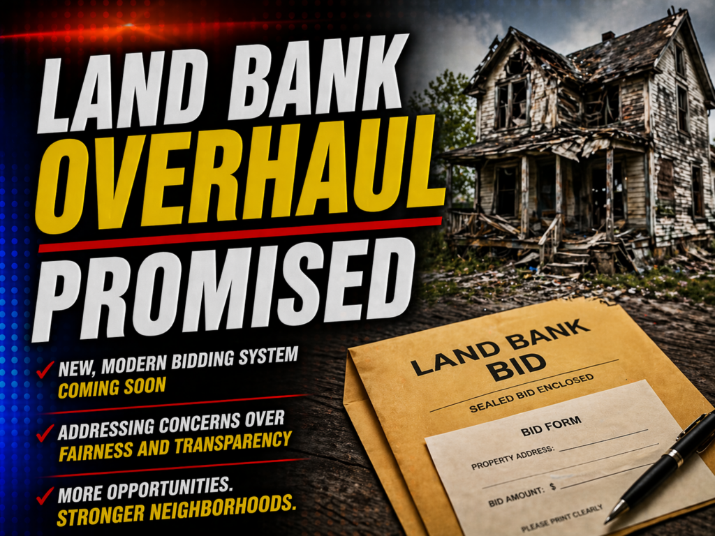 Land bank overhaul