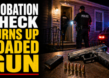 Probation check turns up loaded gun