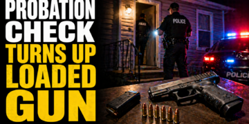 Probation check turns up loaded gun