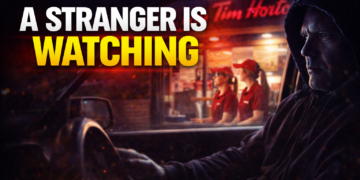 A stranger is watching