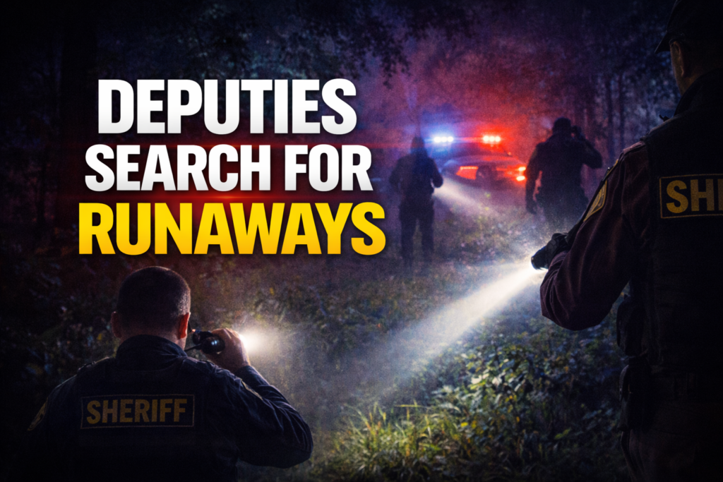 Deputies search for runaways