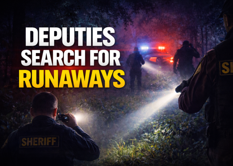 Deputies search for runaways