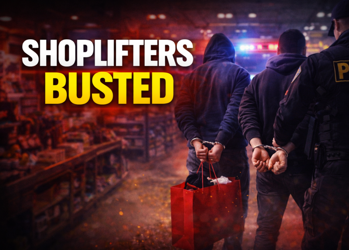 SHOPLIFTERS BUSTED