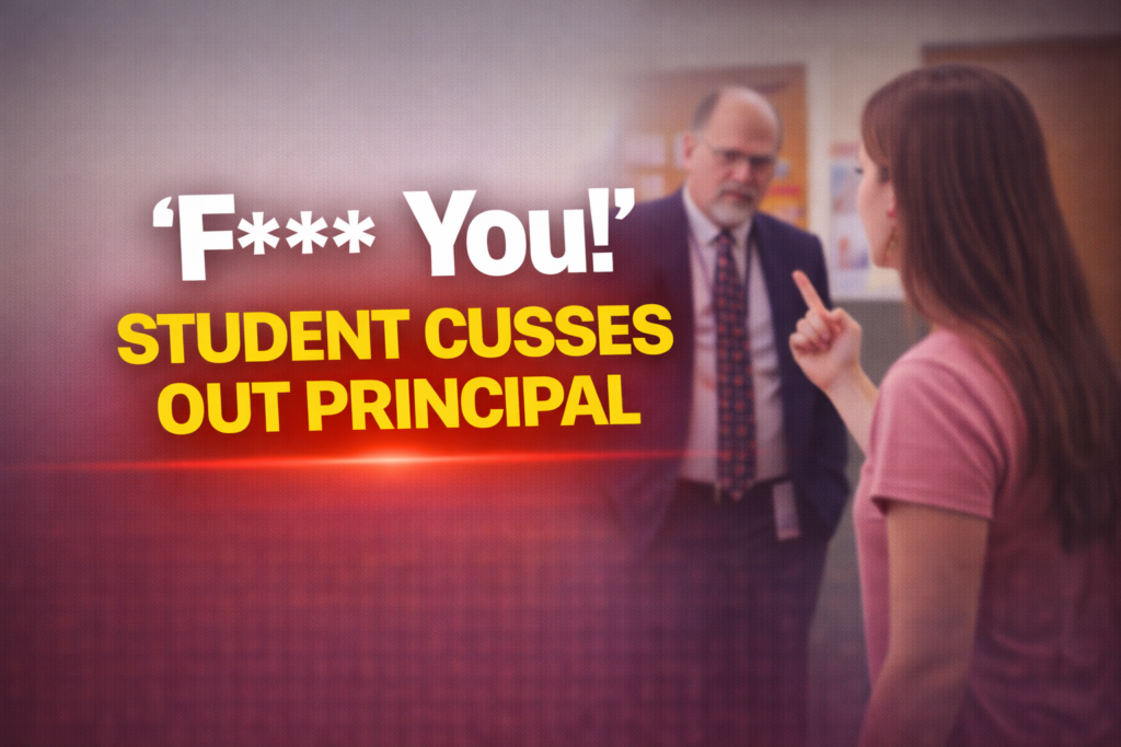 student cusses out principal